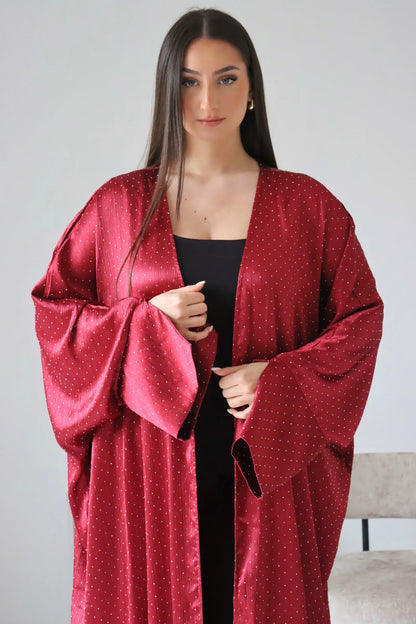 KIMONO YASMINE BORDEAUX