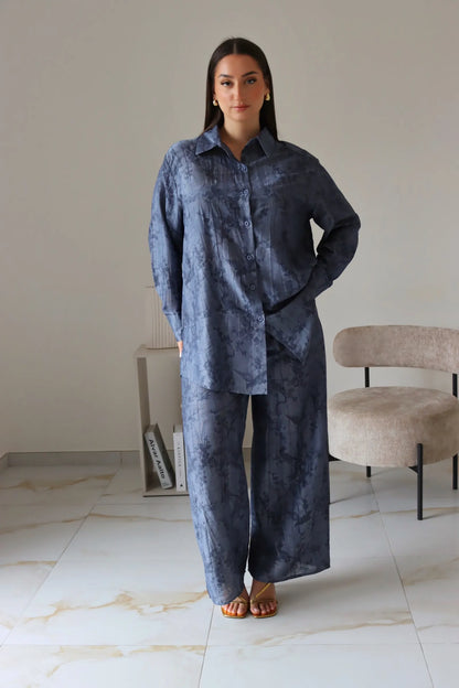 ENSEMBLE MANELLE BLEU