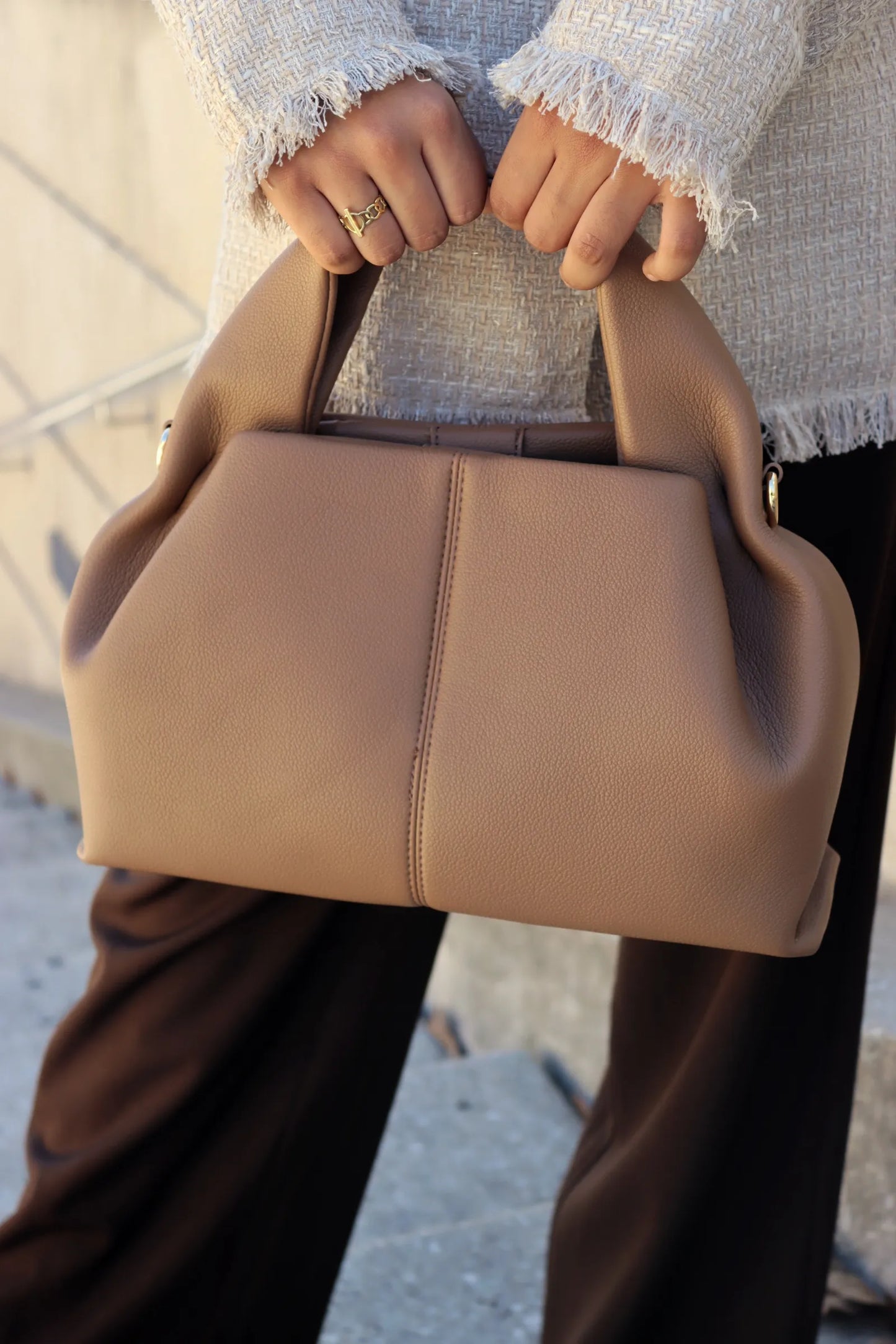 SAC LYRE MARRON