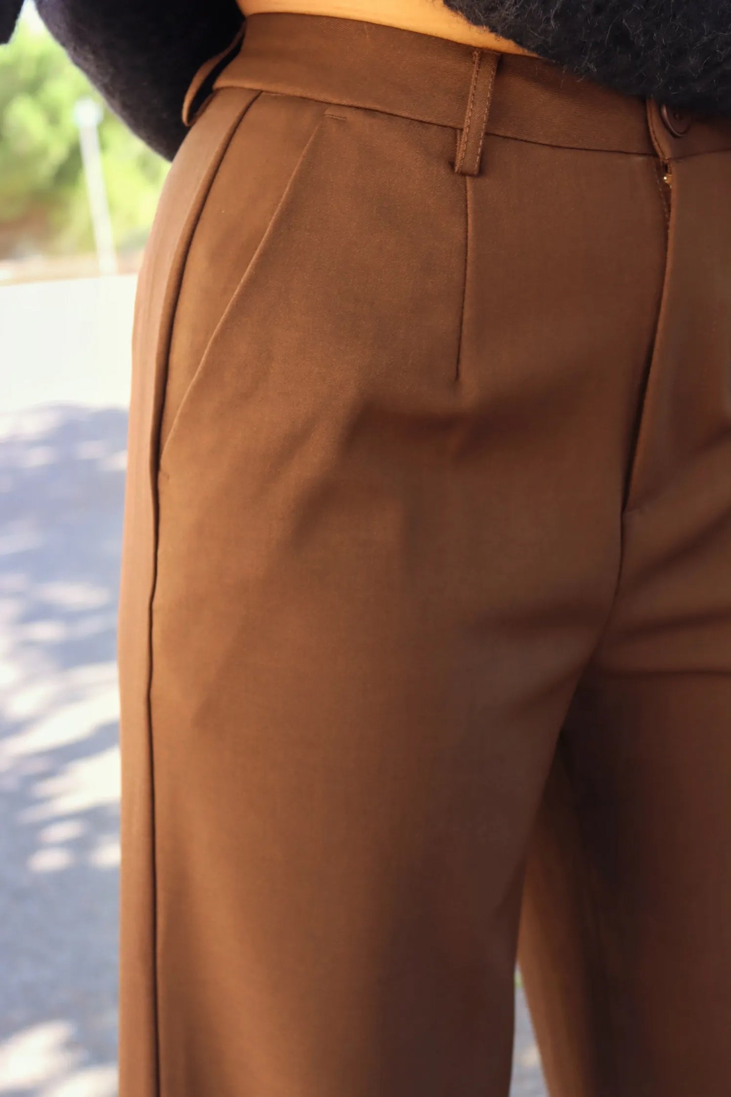 PANTALON CELIA MARRON