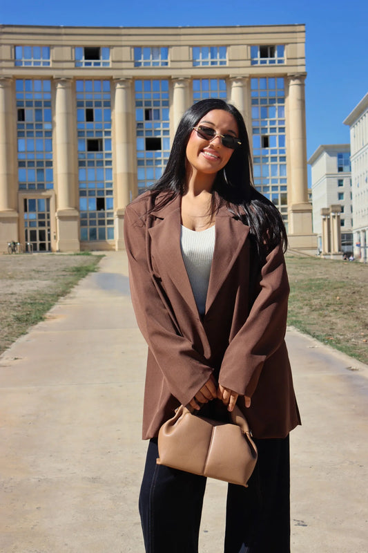BLAZER TESSA MARRON