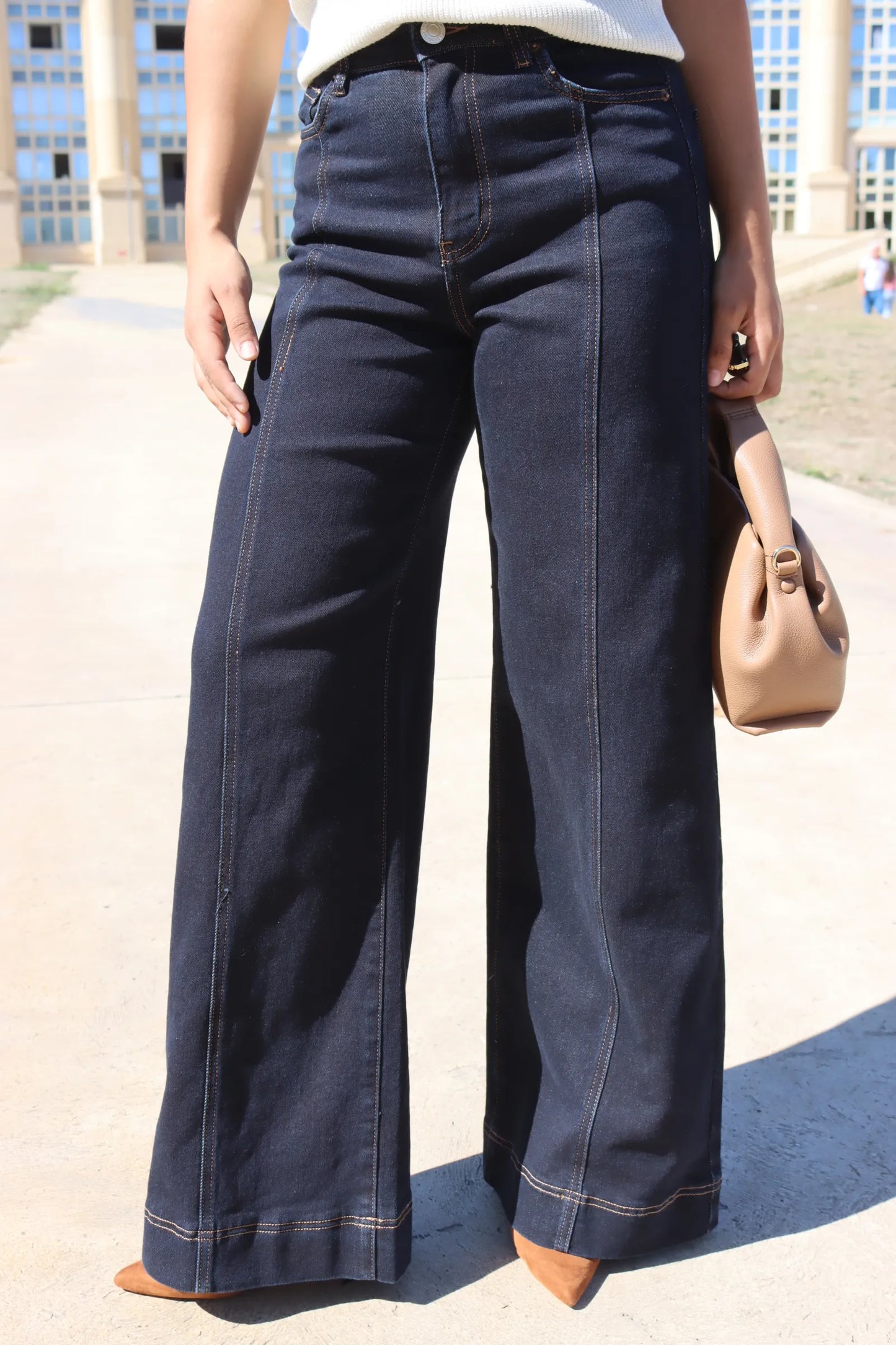 JEANS LILA BLEU