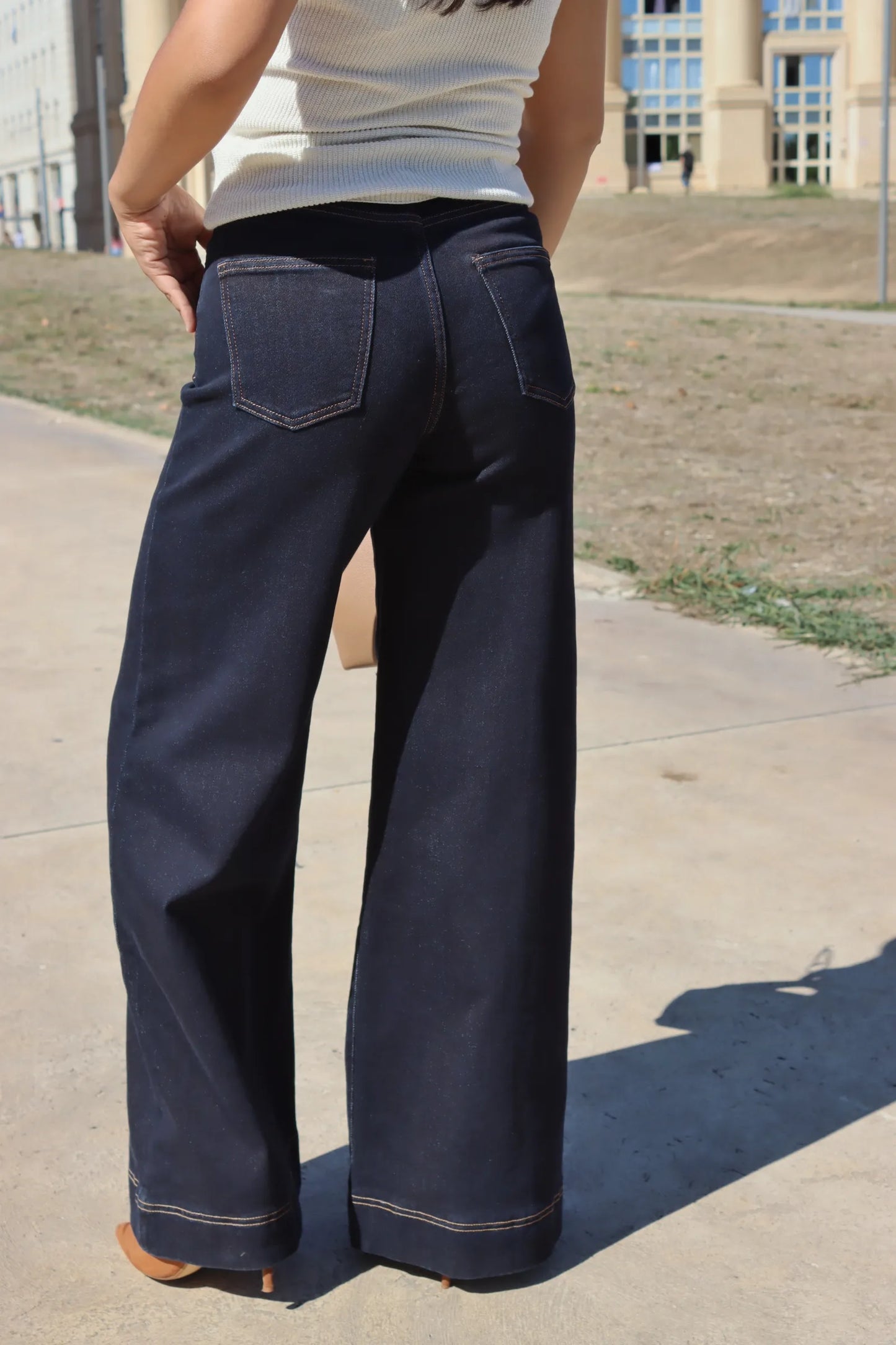 JEANS LILA BLEU