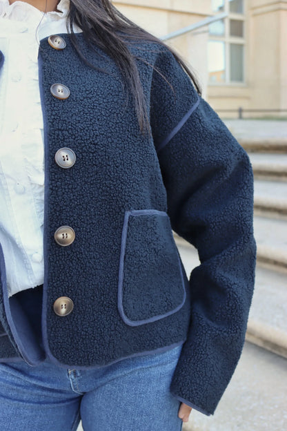 VESTE ESTHER BLEU