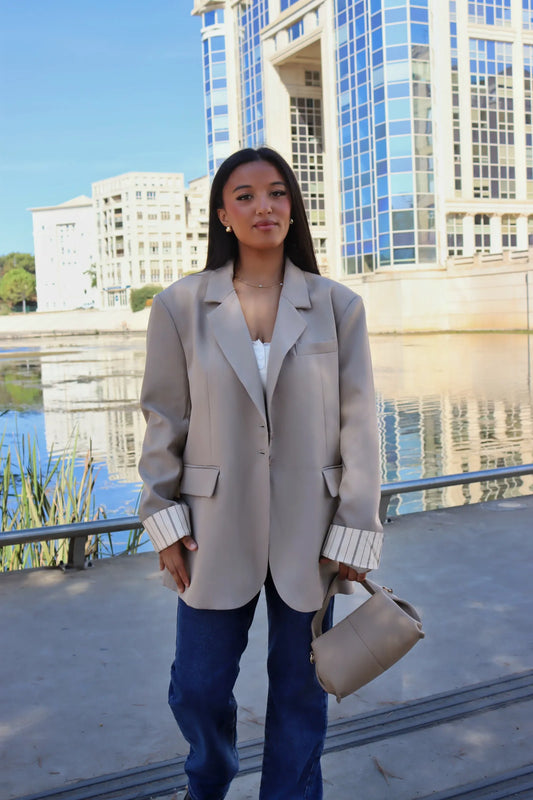 BLAZER ANAIS TAUPE