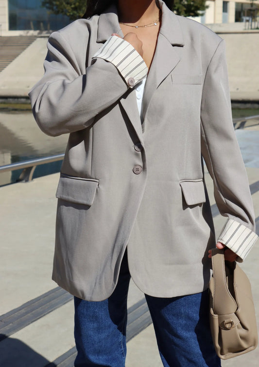 BLAZER ANAIS TAUPE