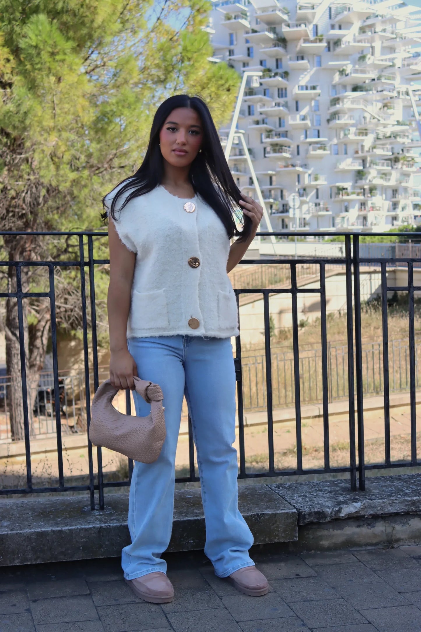 GILET ARIEL BEIGE
