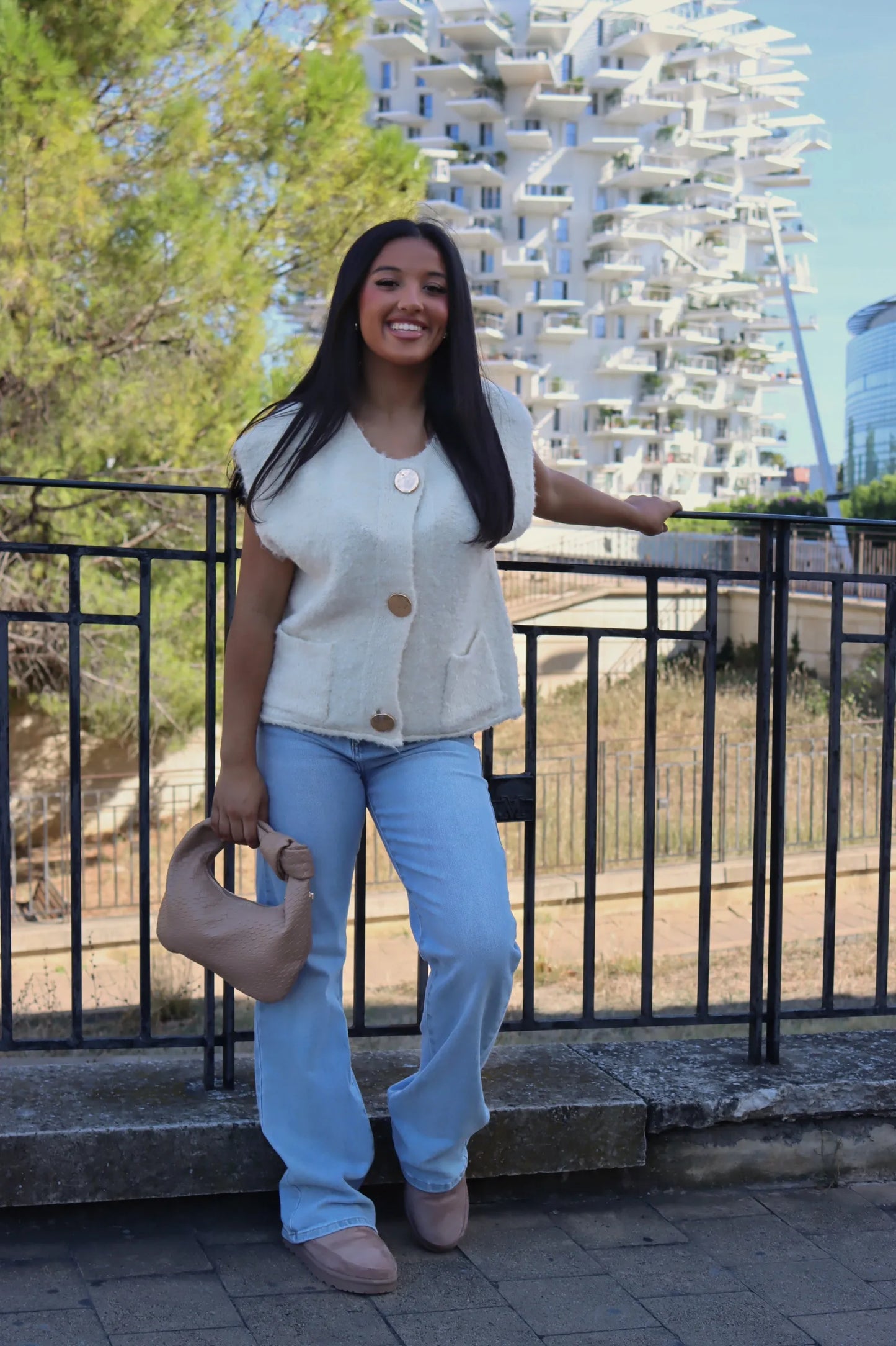 GILET ARIEL BEIGE