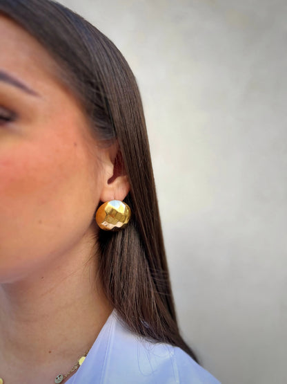BOUCLE D'OREILLE SAFA DORÉ