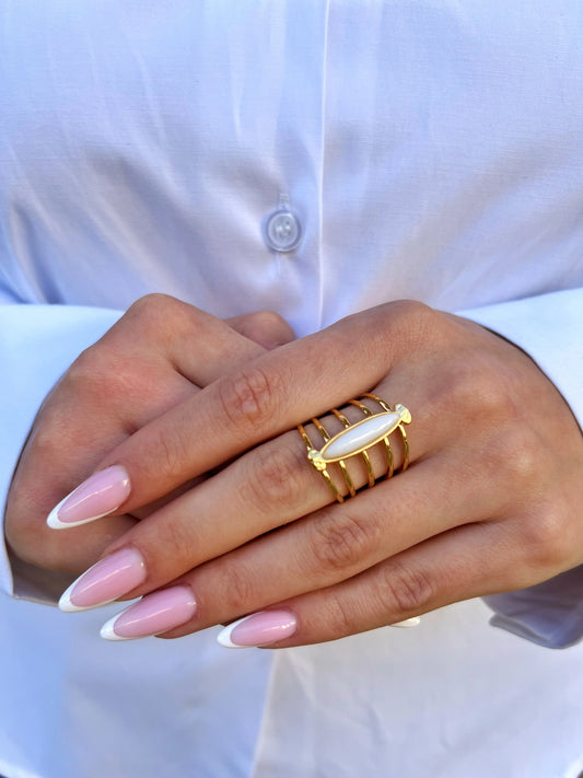 BAGUE LYRIC DORÉ