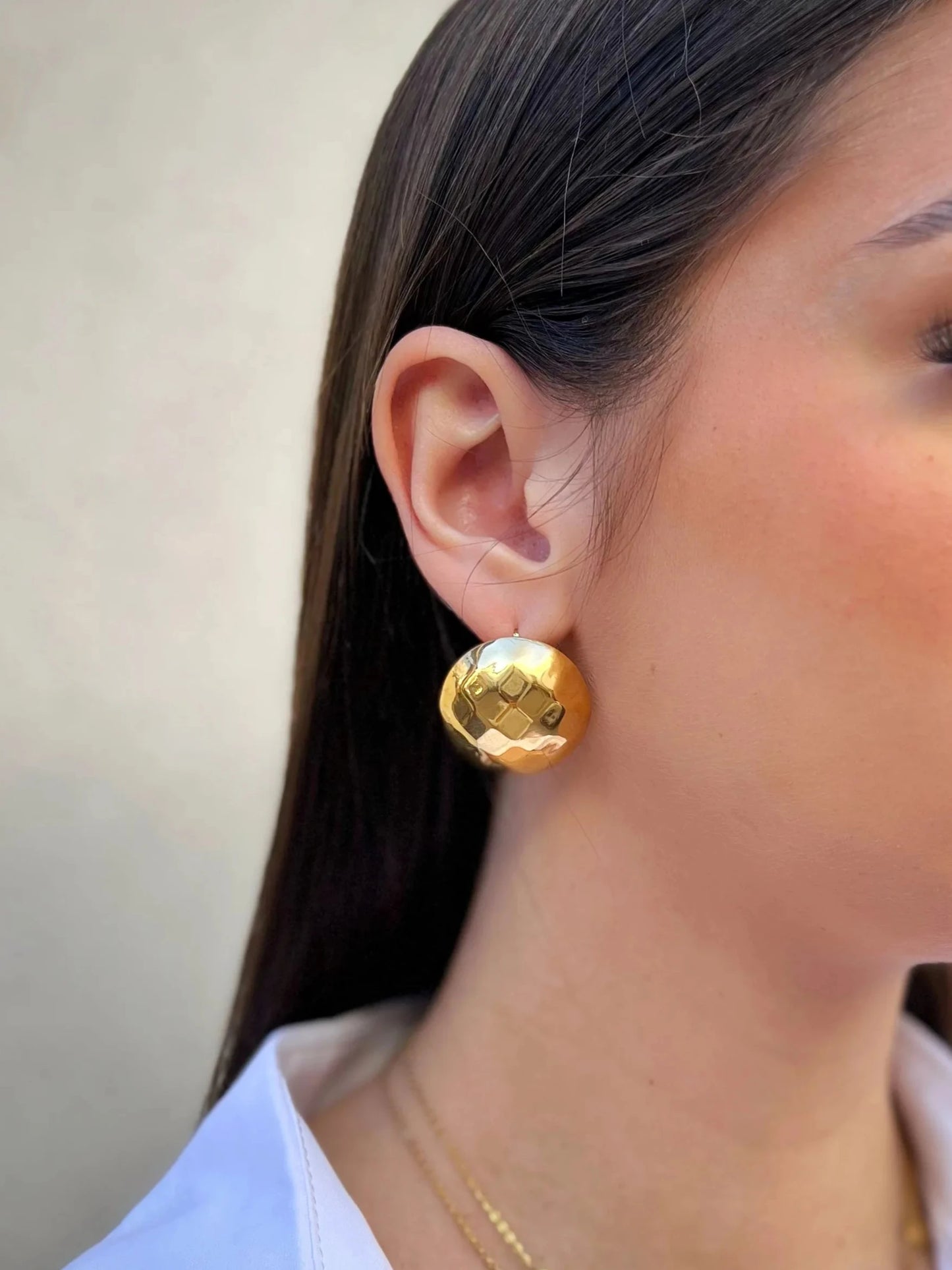 BOUCLE D'OREILLE SAFA DORÉ