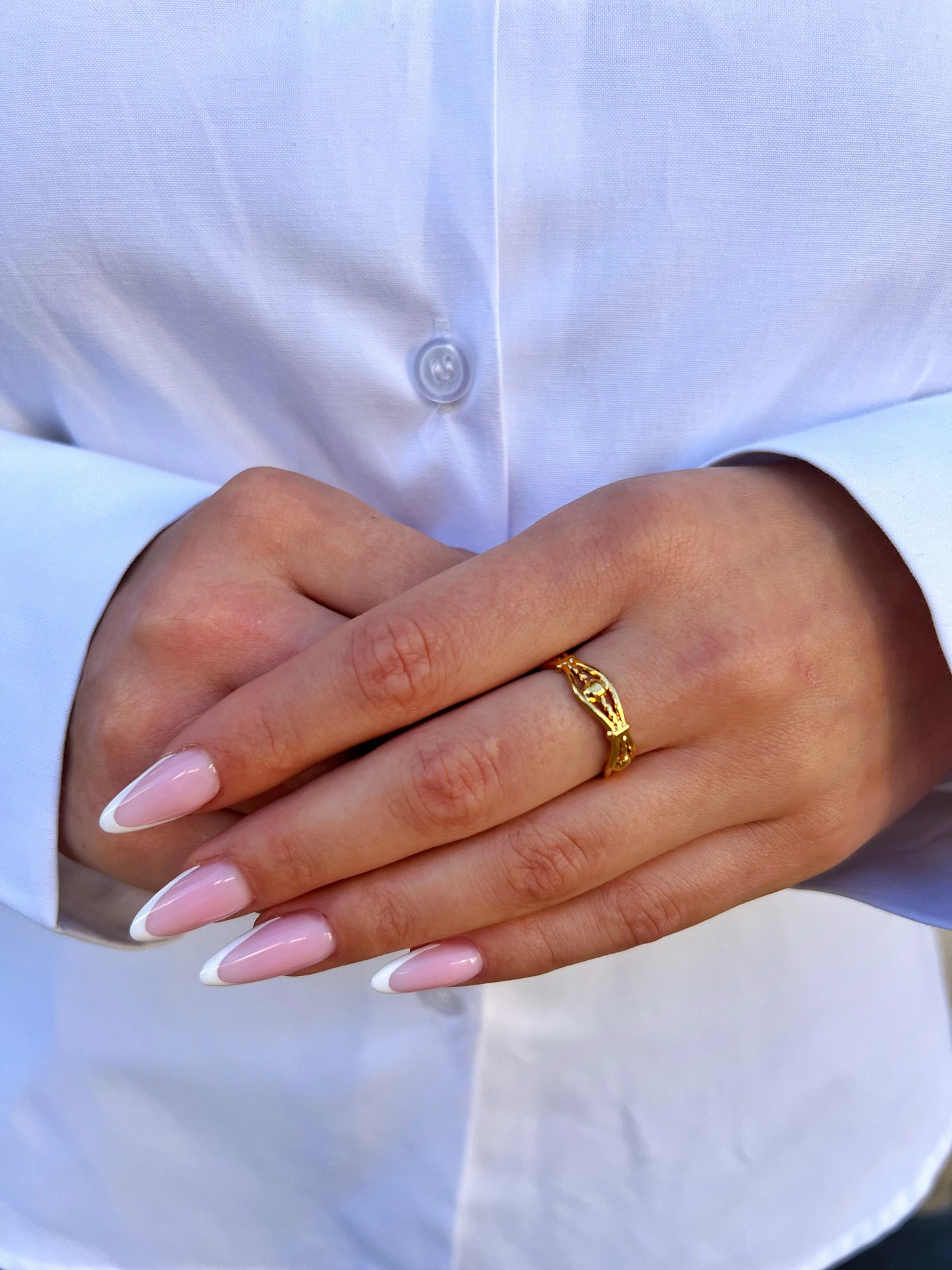 BAGUE EGERIE DORÉ
