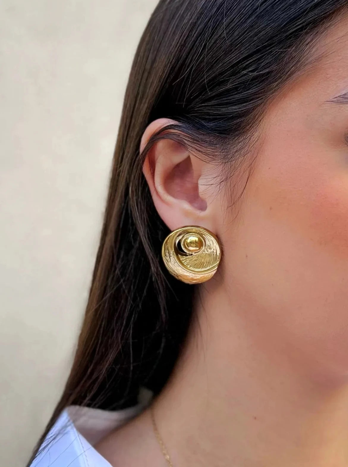 BOUCLE D'OREILLE MALAGA DORÉ