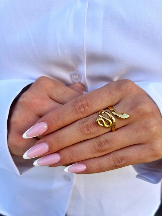 BAGUE SALIHA DORÉ