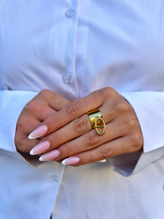 BAGUE SPIRIT DORÉ