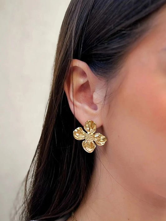 BOUCLE D'OREILLE ARITEA DORÉ