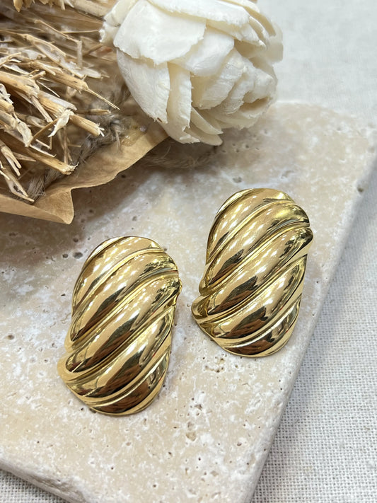 BOUCLE D'OREILLE MINAYA DORÉ