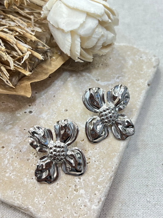 BOUCLE D'OREILLE ARITEA ARGENTÉ