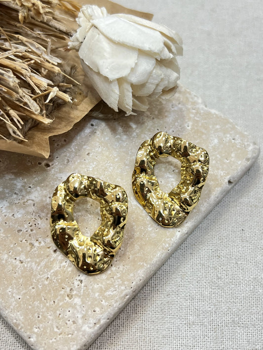 BOUCLE D'OREILLE ZAHA DORÉ