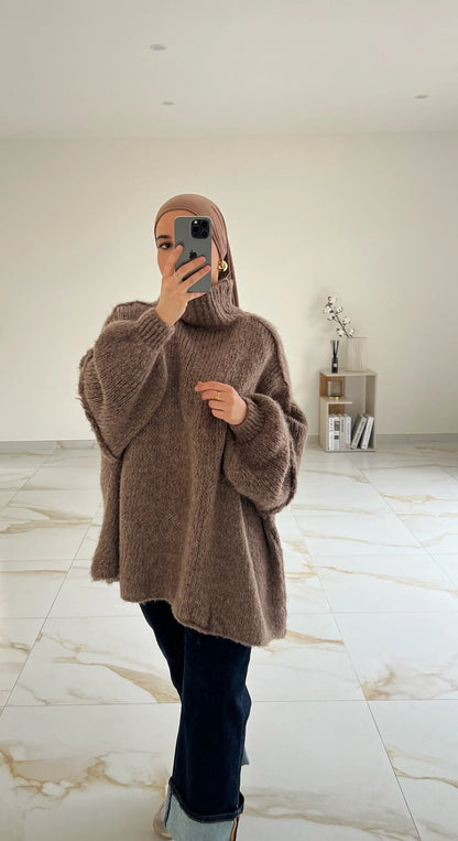 PULL LOLA TAUPE