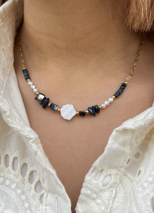 COLLIER AMAYA BLEU