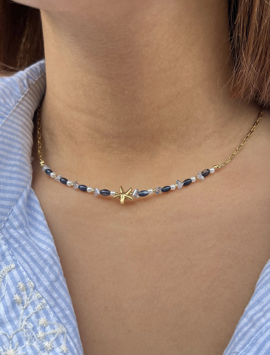 COLLIER JANE BLEU
