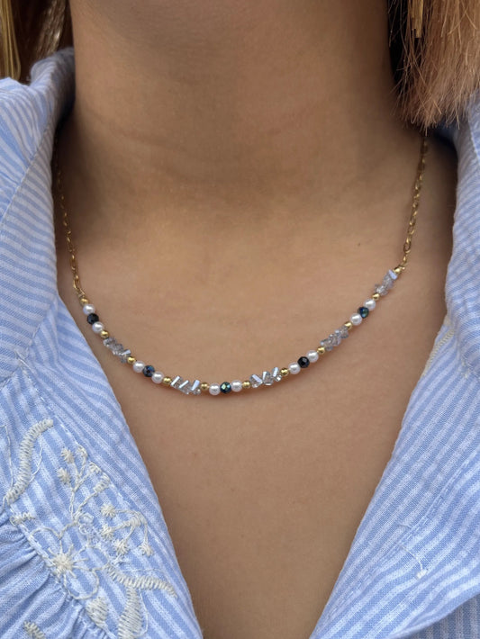 COLLIER LOUISE BLEU