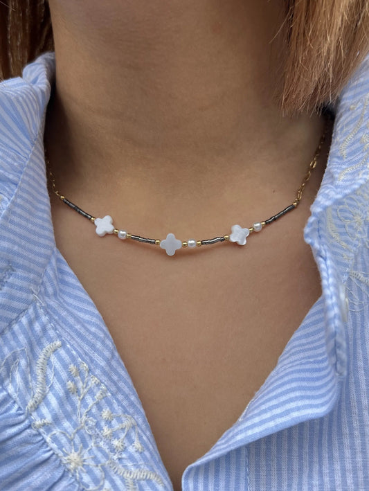 COLLIER JULIA GRIS