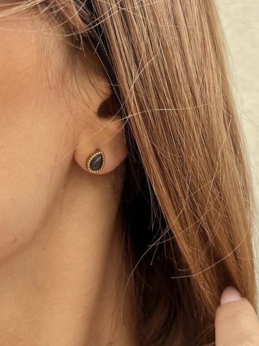 BOUCLE D'OREILLE DOJA GRISE