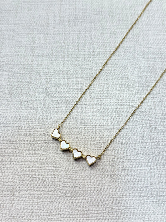 COLLIER LOVE BLANC