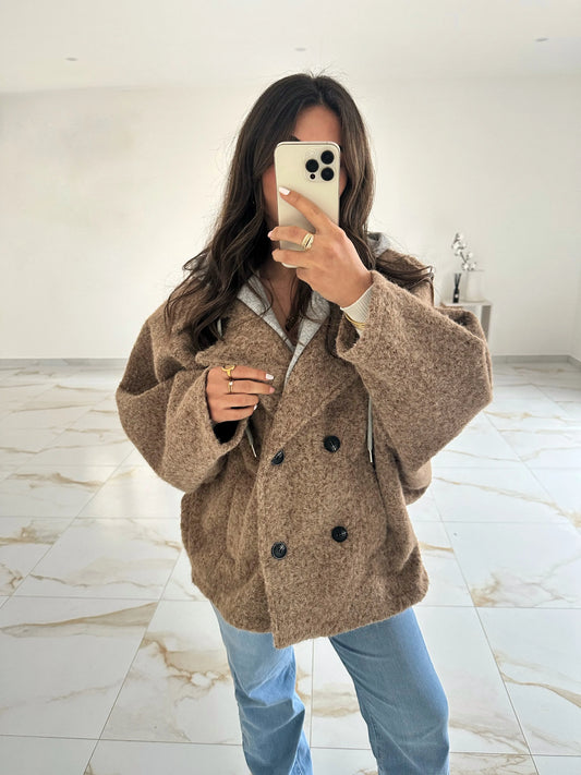 VESTE SOFIA TAUPE