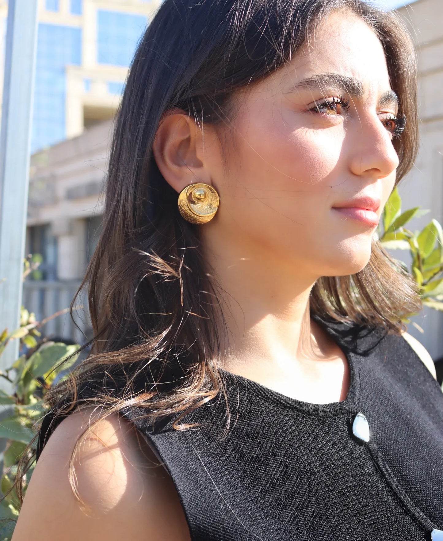 BOUCLE D'OREILLE MALAGA DORÉ
