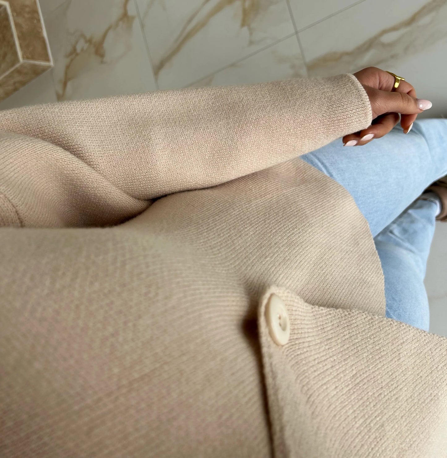 GILET CAMELIA BEIGE