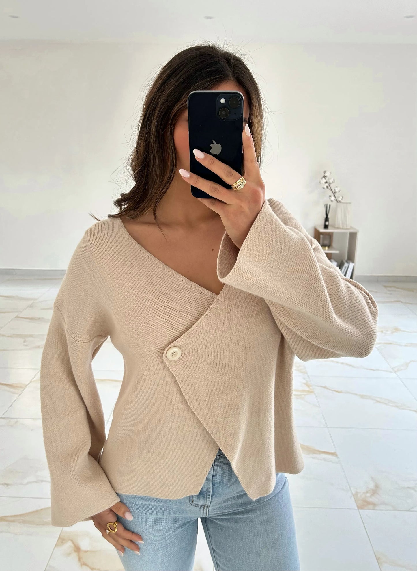 GILET CAMELIA BEIGE