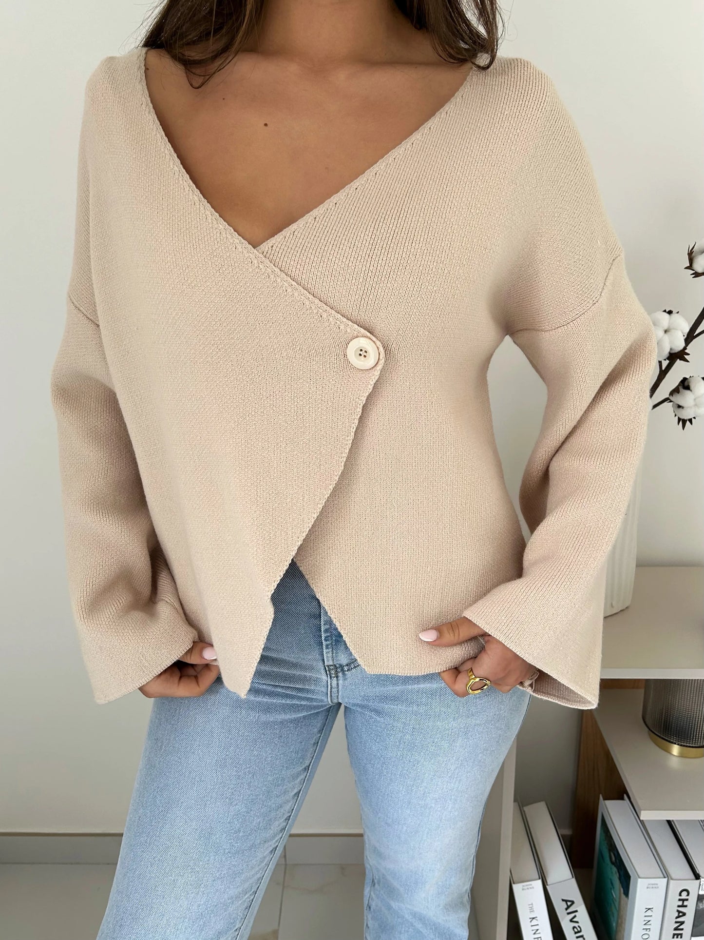 GILET CAMELIA BEIGE
