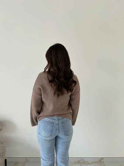 GILET CAMELIA TAUPE