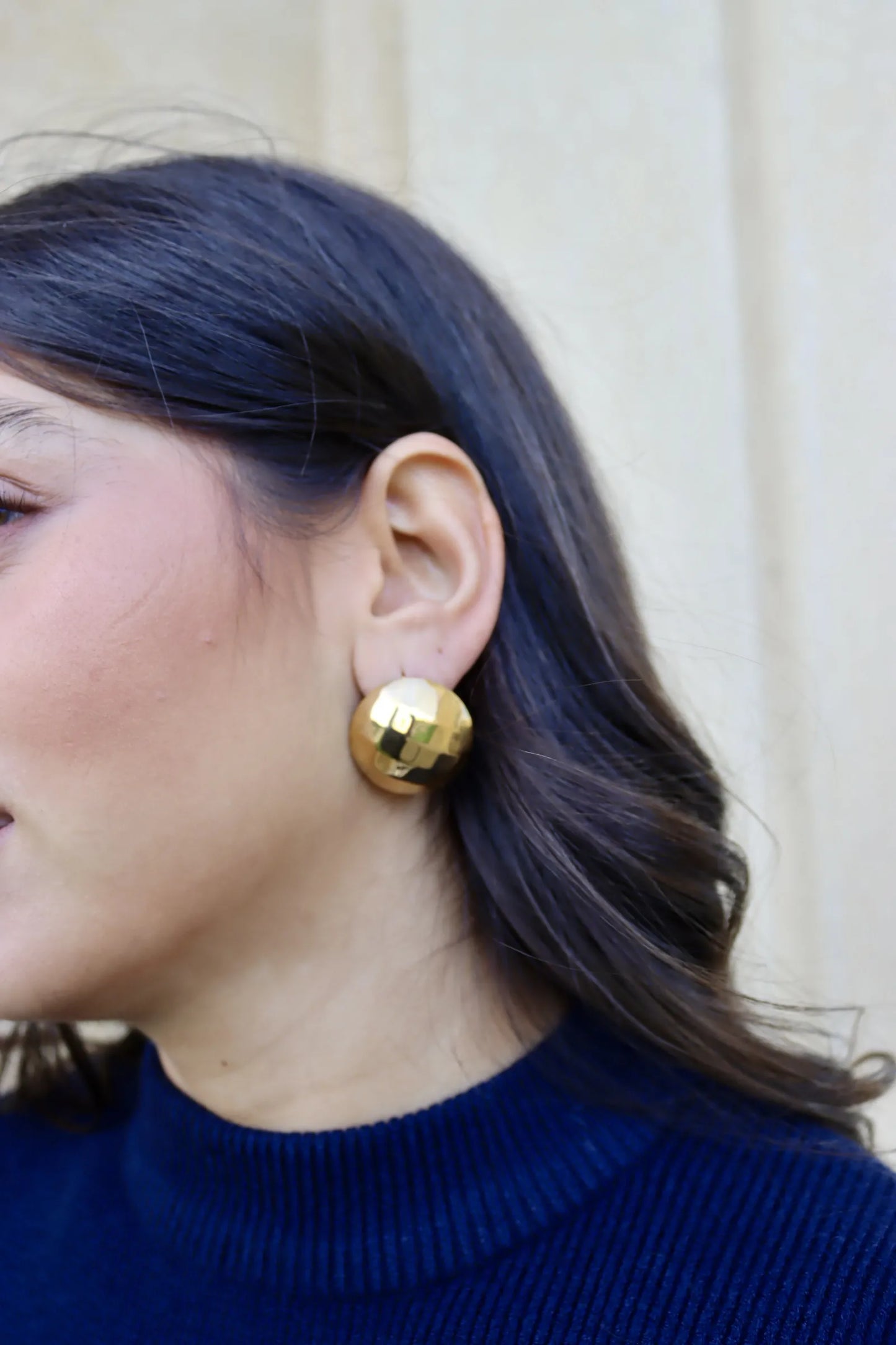 BOUCLE D'OREILLE SAFA DORÉ
