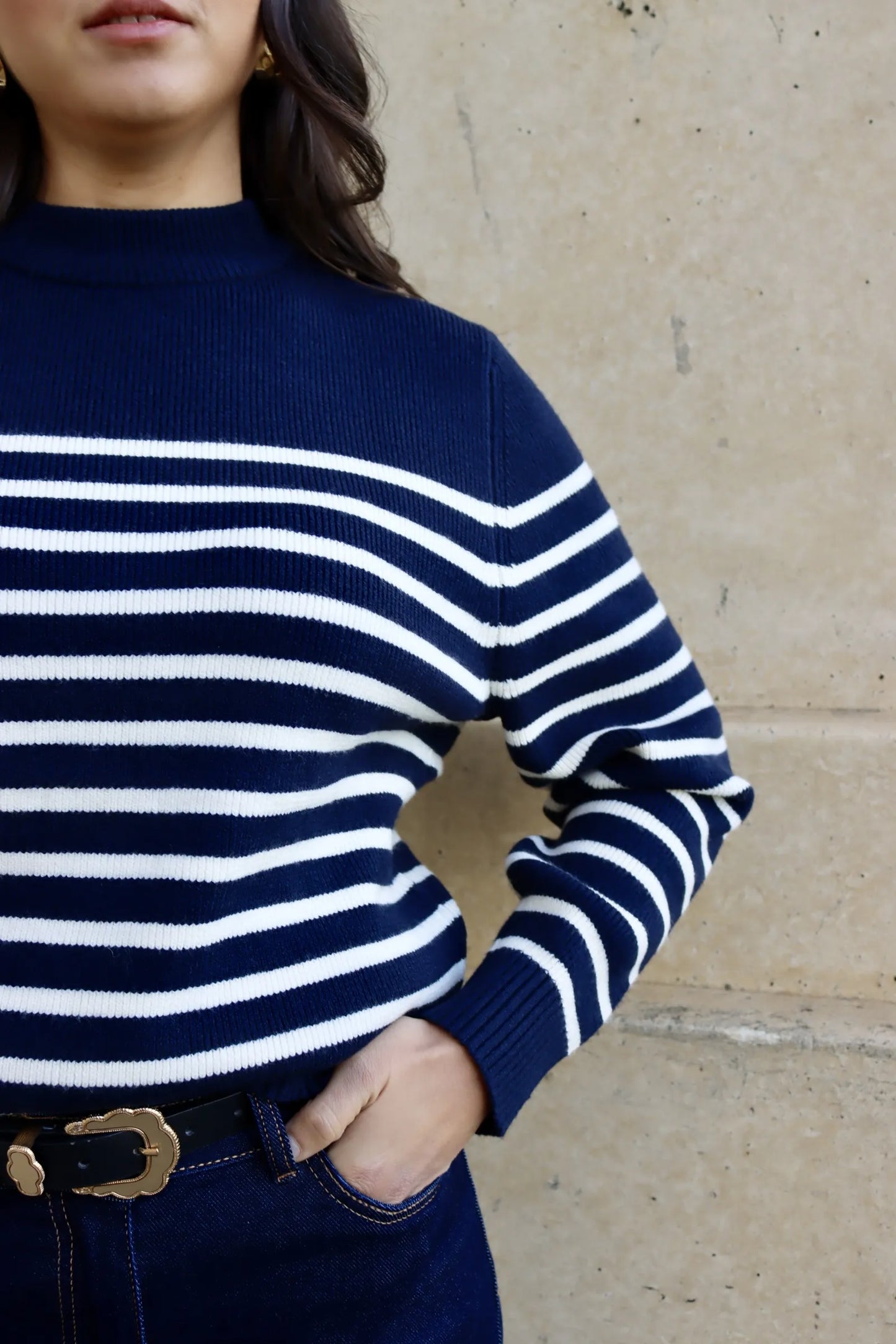 PULL MELANIE BLEU