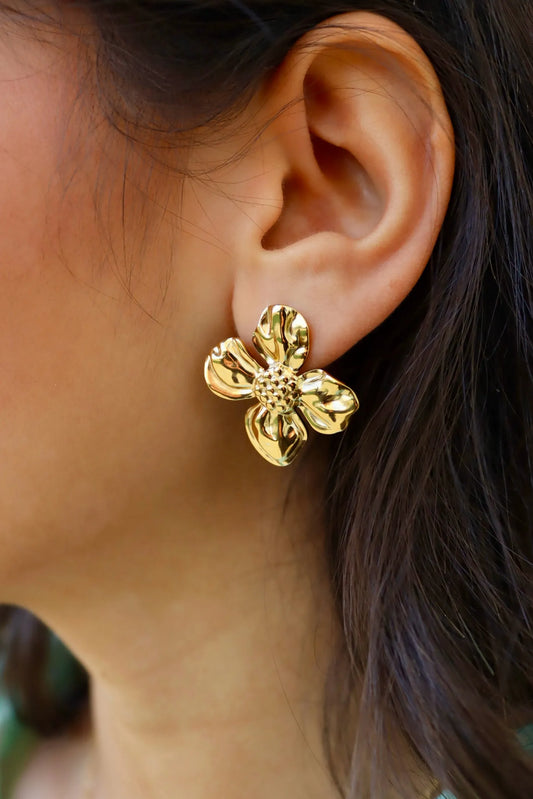 BOUCLE D'OREILLE ARITEA DORÉ