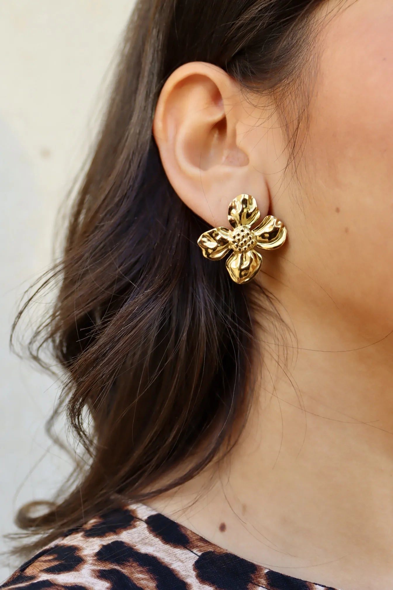 BOUCLE D'OREILLE ARITEA DORÉ