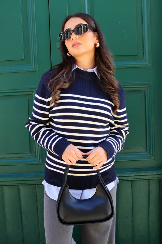 PULL MELANIE BLEU
