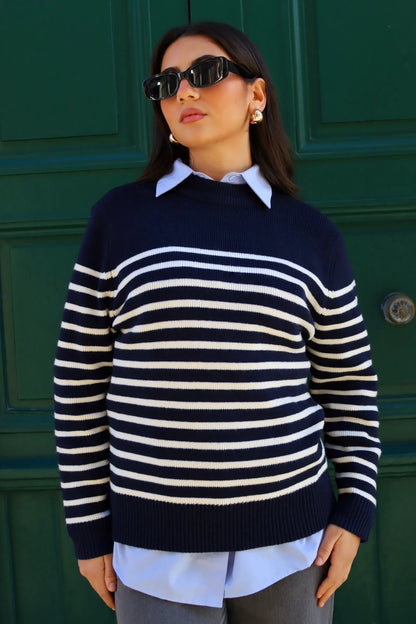 PULL MELANIE BLEU