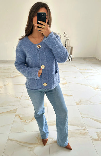 GILET IRINA BLEU