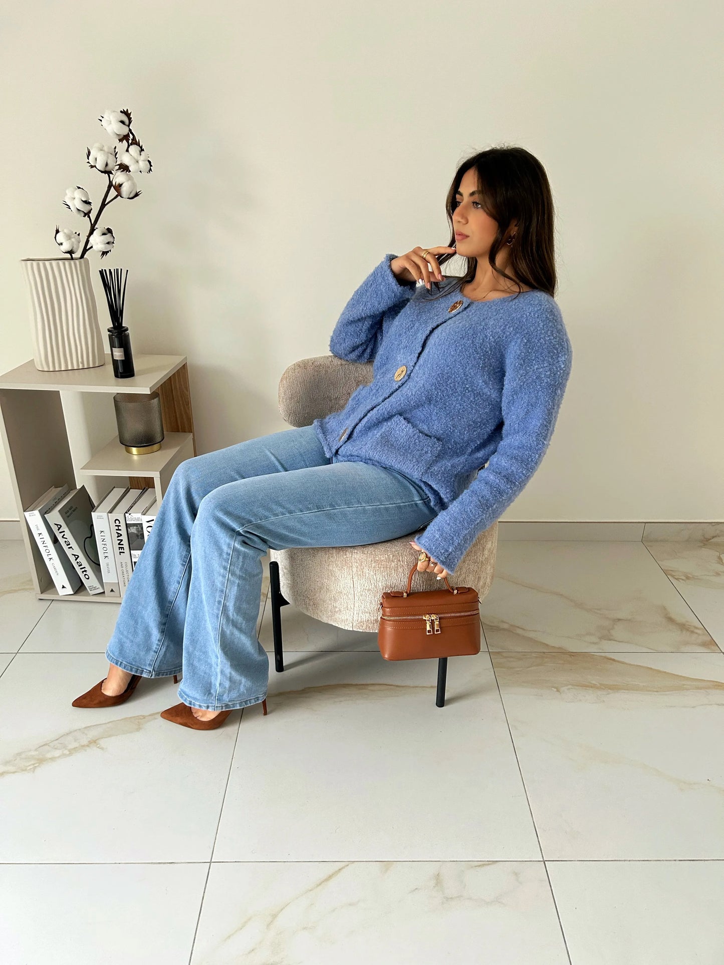 GILET IRINA BLEU
