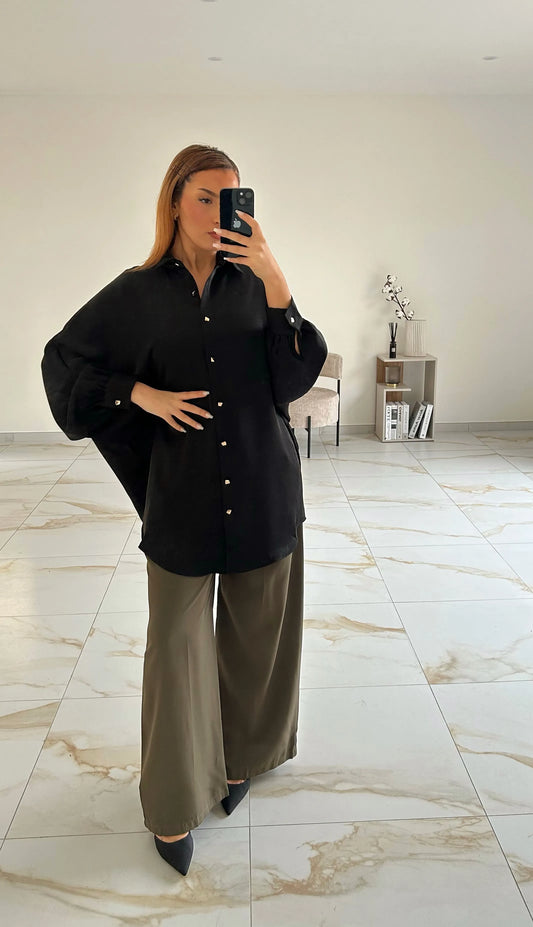 CHEMISE MATHILDE NOIR