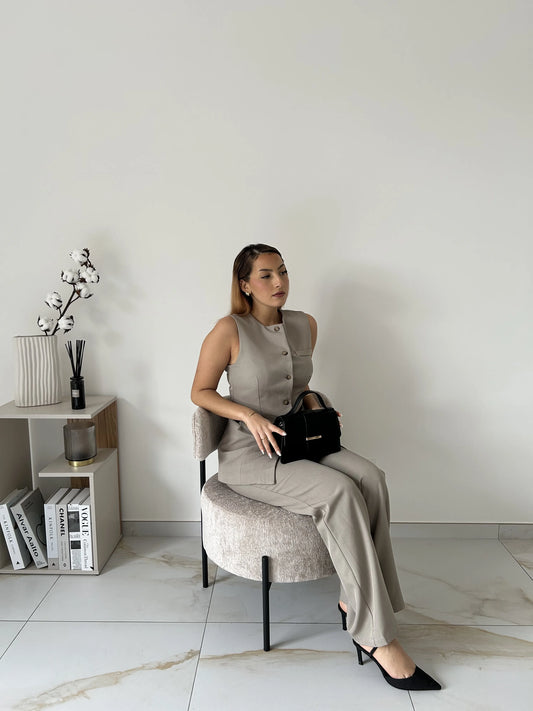 ENSEMBLE JUSTINE TAUPE